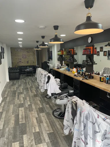 Inside Fade & Trim — chairs, mirrors and pendant lighting